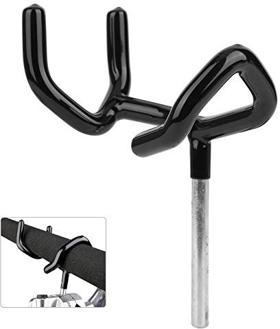 Microphone Boompole Support Holder, Metal Audio Boom Pole Support Microphone Stnad with Protective Sleeve