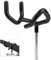 Microphone Boompole Support Holder, Metal Audio Boom Pole Support Microphone Stnad with Protective Sleeve