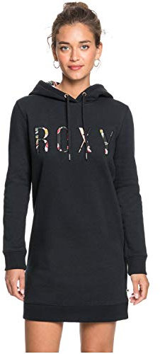 Roxy Be Rider - Langärmeliges Kapuzenkleid für Frauen Schwarz