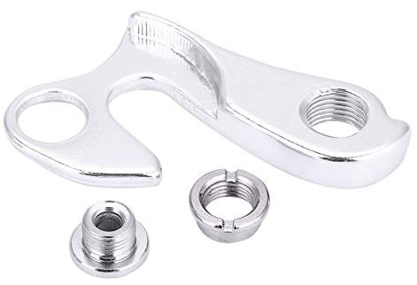 1pc Bike Gear Hanger, Cycling Bicycle Aluminium Alloy Rear Gear Mech Derailleur Hanger Hook Dropout Frame Forme Bike Derailleur Hanger for Most Bikes(014)