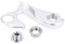 1pc Bike Gear Hanger, Cycling Bicycle Aluminium Alloy Rear Gear Mech Derailleur Hanger Hook Dropout Frame Forme Bike Derailleur Hanger for Most Bikes(014)