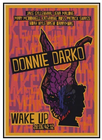 RUIYANMQ Leinwand Bild Donnie Darko Horrorfilm Charakter Poster Licht Home Room Wanddruck Dekor Mw82T 40X60Cm Rahmenlos