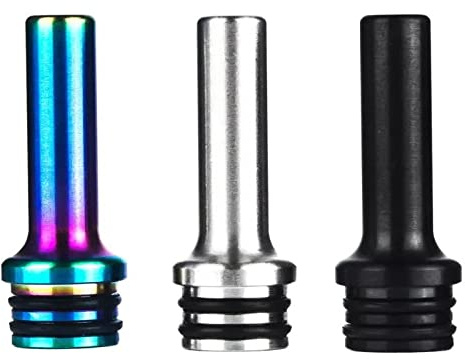 MTL Drip Tip 510 Edelstahl Mundstück Mouthpiece E-Zigarette DripTip 510er (Rainbow)