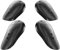 RTX Leathers SAS-TEC Viscoelastic Memory Foam Inserts - Level 2 Motorcycle Biker Jacket Shoulder Elbow Protection Body Armour Upgrade Set of 4 Pads