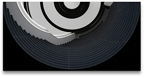 Paul Sinus Leinwandbild 120x60cm Architektur Fotokunst Gebäude Büro Fine Art Modern Treppenhaus