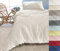 Wohnen & Accessoires GmbH & Co. KG Leinen-Bettwäsche-Set Sintra 100% Leinen aus Portugal, 2-teilig Bettbezug und Kissenbezug (2tlg. 135x200cm + 80x80cm, Elfenbein-Weiß)