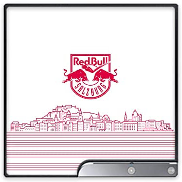 DeinDesign Skin kompatibel mit Sony Playstation 3 Slim CECH-2000-3000 Folie Sticker Eishockey Skyline EC Red Bull Salzburg
