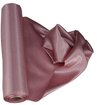 Trimming Shop Rose Gold Satin Fabric Roll | 29cmx20m | Luxury & Soft | Silky & Shiny | for Making Chair Sash Bow Wedding Bouquet Décor Apparel, Drapery, DIY Crafts