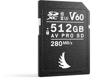 Angelbird AV PRO SD V60 512 GB - SDXC UHS-II Memory Card - up to 6K - for High-Res Photography, Continuous Shooting, and Light Video Production
