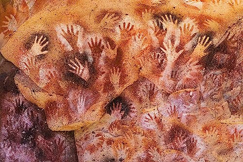 adrium Poster-Bild 80 x 50 cm: Antike Höhlenmalereien in Patagonien (4462951)