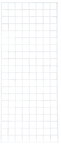 Grid Panels - 4ft, 5ft, 6ft, Chrome, Black & White - Shop Fittings, Retail Display (E3+) (White, 4ft / 1225mm)