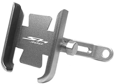 KBANDZ Supporto Moto per Honda SH300 Sh 300 Accessori per Moto Supporto per Telefono Cellulare Supporto per Supporto GPS per Manubrio (Colore : Mirror Type Silver)