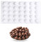 duoyif Schokoladenformen Kugelform Silikonform 35 Löcher Ø 2cm Schokoladenformen Kugel Pralinenform Kugel Silikonform Für Diy Schokoladen Kugeln Kuchen Eiskugeln Gelee Eiswürfel Bonbons Dome-Mousse