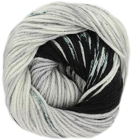 King Cole Fjord DK Yarn - 100g Ball - Self-Patterning Fair Isle Effect Double Knitting Yarn (100% Anti-Pilling Acrylic) (4924 Lista)