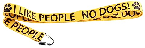 No Dogs I Like People Reactive Dog Leash Wrap Scared Dog Leash Nervous Anxious Dog Lead (I like people lead)