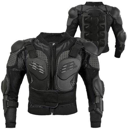 Chaqueta de protección para motocicleta para niños, protección de pecho y motocross, equipo de cuerpo completo para ciclismo, carreras, esquí