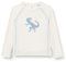 Playshoes UV-Schutz Bade Shirt Unisex Kinder Schwimmshirt Badebekleidung, Dino Ecru Langarm, 98/104