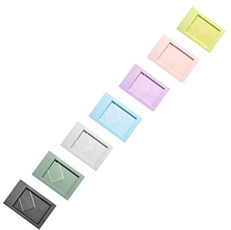 Amosfun 7pcs Vertical Photo Frame Photo Holder Instant Camera Picture Frame Children Storage Frame Creative Photo Frame Mini Camera Picture Frame Desk Decoration Picture Frame for Desk Abs