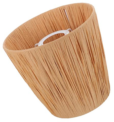 Uonlytech Abat-Jour En Raphia - Lustre Couvercle De La Lampe Protecteur Décoratif - Cloche Décor De Table Remplacement