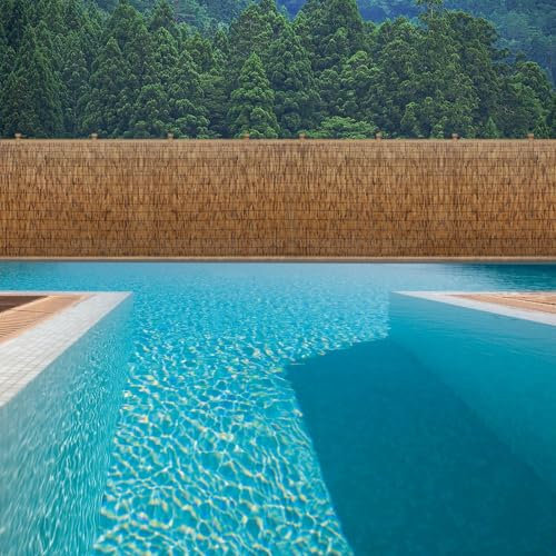 MMleYN Rouleau De Roseau Prévenir L'altération des Murs Clôture en Roseau Haute Efficacité D'ombrage Canisse Bambou pour Le Balcon Intérieur du Jardin (Color : Carbonization Color, Size : 140cmx800c