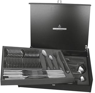 1 coffret en bois noir pour 72 couverts, de la série coffret en bois de Picard & Wielpütz