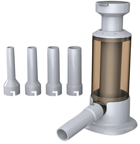 Homemade Sausage Maker | Manual Vertical Sausage Stuffer for Easy Fast Filling | Food-Grade Kitchen Meat Stuffer Machine with 4 Tubes for Making Sausages at Home
