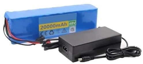 GNIUBBDB Battery for Ebike 48V 20Ah Lithium Battery 1200W 13S3P Li-ion Battery Pack for Electric Bicycle Scooter With BMS and Charger T Plug