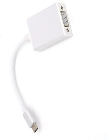 DAYnagh Portable USB3.1 Type C To VGA Female Converter Cord Adapter Cable Line For Computer Display TVs And Projector