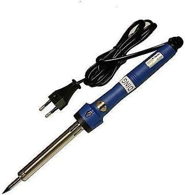 SQUADO Kit Saldatore Elettrico Professionale, 60W 220V, con Filo di Stagno 1mm, Stilo Blu