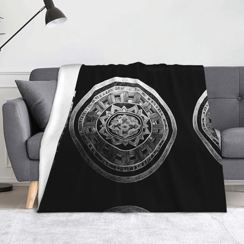 WZYWHJ Quantum Ring Prints Flanelldecken sind super weich, warm und leicht, geeignet für Sofas und Betten