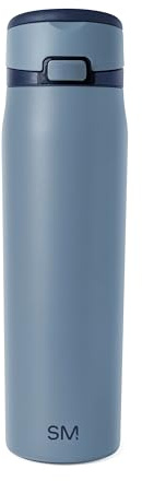 Simple Modern Mesa Loop Water Bottle with Straw | 30oz Cup Holder Friendly Insulated Stainless Steel Bottles for Travel, Sports and School | Deep Dune