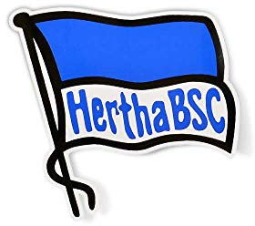 Hertha BSC Berlin Aufkleber Logo mittel offizielles Lizenzprodukt