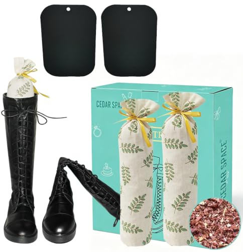 Boot Shapers for Women, Tall Boot Tree Cedar Freshener Inserts for Stand up