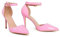 Gizelle Scarpe con Cinturino alla Caviglia, décolleté Donna, Vernice Rosa, 43 EU