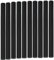 Wachs-Siegel-Stick, ANBOSE 10pcs Klebepistole Wachs-Siegel-Sticks für Wachs-Siegel-Stempel, Wachs-Siegel-Stäbe für Hochzeit Einladungen, Briefumschläge(Black)