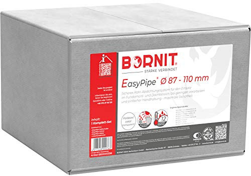 Rohrabdichtung BORNIT® EasyPipe Rohrmanschette Rohrabdichtung - Größe: 87-110 mm