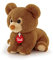 Trudi Puppy Orso Animali cuccioli peluche collezione Idea regalo per Natale o compleanno | 16x17x19cm taglia S | Puppies peluche | modello TUDE6000