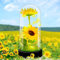 Regalo per Donne, il Girasole Artificiale in Vetro è un Regalo per Fidanzata, Mamma, Insegnanti per San Valentino, Festa Della Mamma, Natale, Compleanno, Anniversario e Giorno Degli Insegnanti