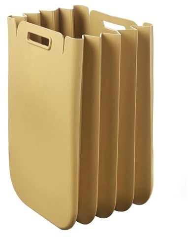 Guzzini - Home, ECO PACKLY Waste Recycling Bin - Mustard Yellow, 30x25xh45 cm | 25 lt. - 196400211