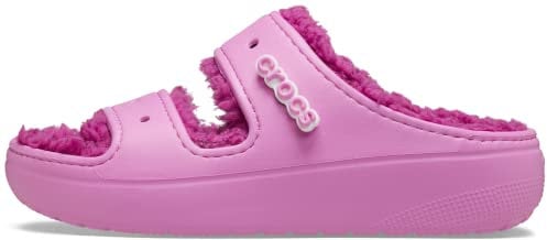 Crocs Unisex Classic Cozzzy Sandal, Taffy Pink, 37/38 EU