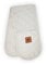 BO877007 Barbary & Oak Cotton Double Oven Glove with Leather Detail, Quilted Stitching, Cream