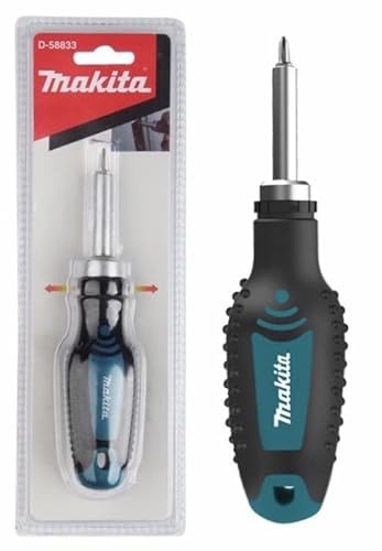 Makita Ratchet Driver D-58833 Bit Replaceable Ratchet Driver Magnetic Ratchet Driver [Parallel Import]