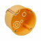 Hohlwanddose - Gerätedose Schalterdose - Dosentiefe 45 mm - Ø 68 x 45 mm - inkl. Geräteschrauben - Orange - 1 Stück