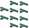 16 mm Gartenrahmen-Verbindungsstück, flach, 3-Wege-Stabilität, für Gartenarbeiten, Gebäude, Verbindungsstücke für Blumenständer und Gewächshaus, 10 Stück