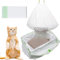 Sieb-Katzenstreueinlagen, Katzenkotbeutel mit Filterloch, Katzentoiletten Einlagen Kordelzugbeutel für Haustier Katze, Katzenstreu (Cat Litter Drawstring Bags)