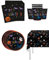 Funidelia | Kit decoración de fiesta de Halloween calabaza para 8 personas - Happy Halloween ▶ Decoración para fiestas de cumpleaños, fiestas de disfraces, Halloween y Carnaval - Naranja