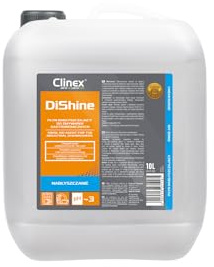 Clinex DISHINE - Detersivo professionale concentrato per lavastoviglie commerciali/lavastoviglie/tanica da 10 l, per lavastoviglie in casa e commerciale