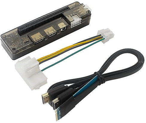 Knadgbft PCI-E3.0 EXP GDC Externe Laptop-Grafik-Dock PCI-E Expresscard M.2 A E-Key M.2 M-Key Interface Grafikadapter Langlebig