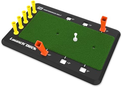 Performance Golf Launch Deck Golf Swing Trainer - Fix Your Slice I Swing Mastery Tool by Hank Haney I Instant Feedback
