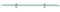 Wandregal 70x20 cm Würfelregal, Regalboden, Schweberegal, Hängeregal, Regalsysteme für Wohnzimmer, Arbeitszimmer, Badezimmer, Küche Transparent